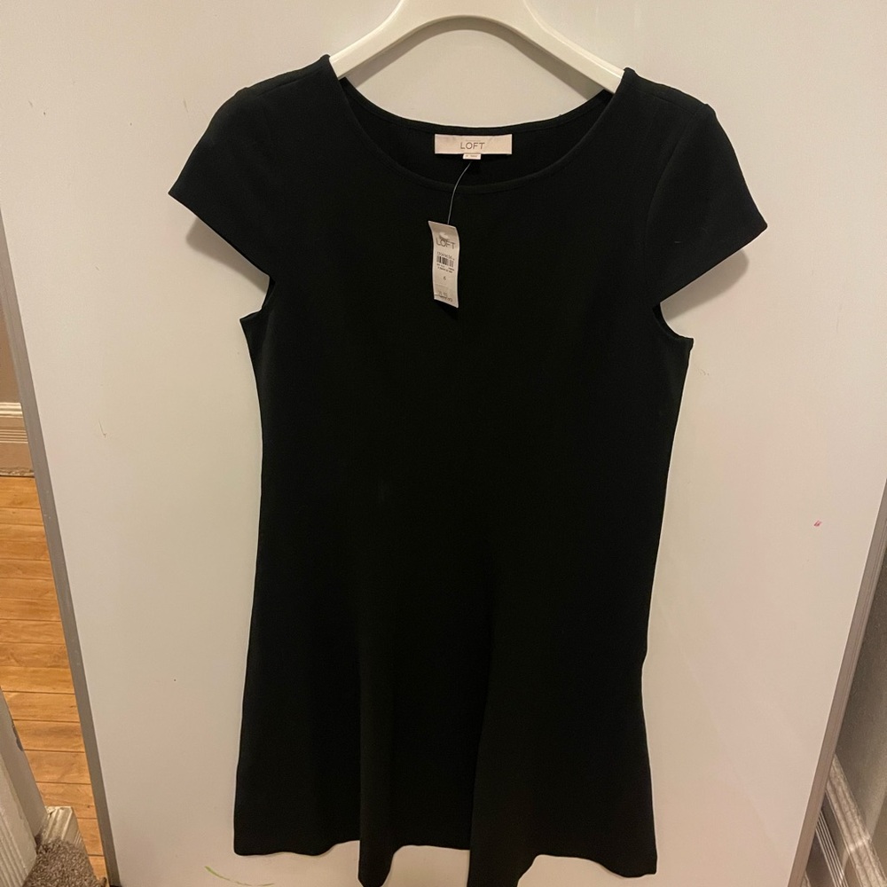 LOFT NWT Classic Black Dress